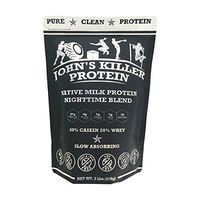 New - John's Killer Protein - Nighttime Blend. The Ideal Mix of 80% Slow Absorbing Casein & 20% Grass fed whey. Non-GMO, Soy & Gluten Free. Pure Protein Without sweeteners or Artificial Ingredients.