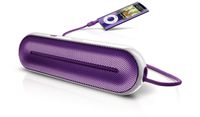 Stereo Sound on the Go - Purple Philips Portable Speaker - Pocket-sized and Powerful - 40 Hours of Continuous Play for Worry-free Enjoyment