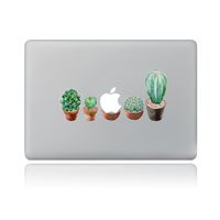 GTNINE MacBook Stickers Decals Laptop Decorative Skins Removable Vinyl Sticker for MacBook 13 inch Pro/Air/Retina (Succulent Cactus Potted)