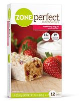 ZonePerfect Nutrition Bars, Strawberry Yogurt, 1.76-Ounce, 12 Count by Zone Perfect