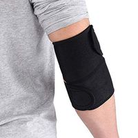 1 Pair of Sports Elbow Brace Compression Support SBR Lycra Z Shaped Elbow Arm Sleeve with Adjustable Hook&Loop Tennis Golf Basketball Elbow Guard Protector for Tendonitis Arthritis Relief
