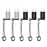 USB Type C Adapter Soondar 5-Pack Micro USB to USB C Adapter Connector with Keychain, Charging and Data Sync, Fast Charging for Samsung Galaxy S9 S8 Plus Note 9 8, Pixel 2 XL, LG V20 G5, Nintendo