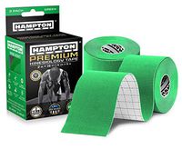 (2 Pack) Kinesiology Tape for Physical Therapy Sports Athletes – Latex Free Elastic, 16ft Water Resistant Kinetic Uncut Kinesio Tape for Knee Pain, Elbow & Shoulder Muscle - Green