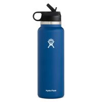 Hydro Flask Wide Mouth 2.0 Water Bottle, Straw Lid - 40 oz, Cobalt