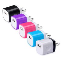 Wall Charger, Charging Plug, Hootek 5-Pack 1A/5V USB Wall Charger Block Brick Charging Cube Box Compatible iPhone 11 XS Max XR X 8 7 6 Plus, Samsung Galaxy S10e S10 S9 S8 S7 S6 A50 Note 10+ 10 9 8, LG