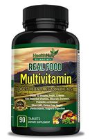 HealthNut Essentials Whole Food Multivitamin for Men & Women with Digestive Enzymes & Omegas, Essential Nutrients, Minerals and Probiotics Made in the USA and 3rd Party Tested - 90 Count