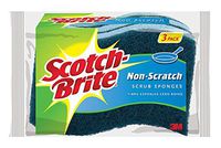 Scotch-Brite Non-Scratch Scrub Sponges, Cleaning Power for Everyday Jobs, Cleans Fast without Scratching, Lasts 50% Longer than the Leading National Value Brand, 12 Scrub Sponges