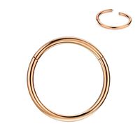 18g Cartilage Earring Hoop Nose Rings Hoop 11mm Nose Ring 18 Gauge Nose Hoop Helix Earrings Septum Ring Septum Clicker Lip Rings Nose Piercing Jewelry Surgical Steel Rose Gold Hoop Earrings for Women