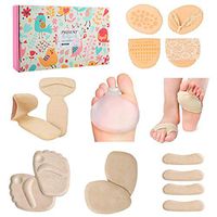 ROLISA High Heel Cushion Inserts, Heel Grips Liner, Ball of Foot and Metatarsal Pads, 18-Piece Foot Care Set