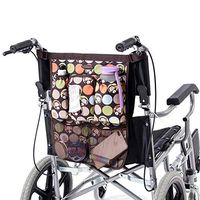 HNYG Wheelchair Backpack Pouch for Loose Itmes Provides Hands Free, Durable Wheelchair Bag, Frame Walker Pouch, Mobility Scooter Storage Tote Bag (2#)