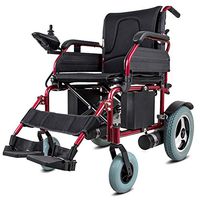 YOLANDEK Silla de ruedas eléctrica Anciano Coche discapacitado Ancianos Inteligente Automático Scooter portátil Plegable multifuncional, Silla de ruedas motorizada, más Segura y más estable