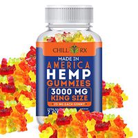 Enhanced Hemp Oil Gummies for Pain Relief, Anti Anxiety, Stress Support, Pure Hemp Oils Supplements with 0% CBD and 0% THC - Vitamins & Omega 3,6,9