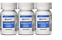 Meclizine 12.5 mg Antiemetic, Motion Sickness 100 Caplets PACK of 3