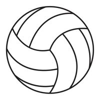 Volleyball Black Vinyl Decal Sticker for 13" Macbook