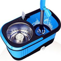 Dual Drive Mop Bucket Rotary Trailer Hand Pressure Mop Automatically Dragged Mop Cloth Mop Bucket Size: About 44 24 23cm DELICATEWNN