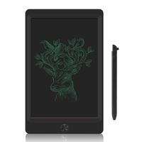 LCD Writing Tablet Board Kit Doodle Sketch Pad Drawing Board for Kids Office Fridge Magnetic Message Boards (Black)