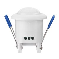 Tangxi 360° Recessed Automatic Infrared PIR Motion Sensor Switch with Time Delay for Ceiling Light Temperature Compensation Time Delay Wide Applications Intelligent Brightness Sensor