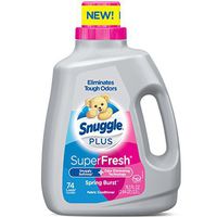 Snuggle Plus Super Fresh Liquid Fabric Softener, Spring Burst, 78.3 Fluid Ounce