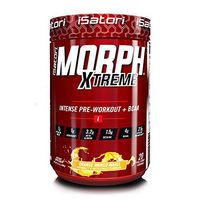 iSatori Morph Xtreme Intense Pre Workout Complete Formula + BCAAs + Beta Alanine + Creatine Magnapower + Nitric Oxide Supplements - Orange Mango Mania (20 Servings)