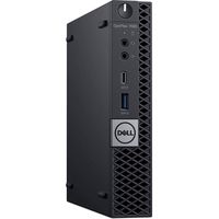Dell OptiPlex 7060 Micro Form Factor (MFF) Micro-Tower Business Desktop PC, Intel i7-8700T, Crucial 16GB 2666Mhz RAM, Intel PCIe Nvme 512GB SSD, Display Port, Wireless LAN, Ethernet, USB C, Win10 Pro