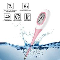 Digital Thermometer Oral Thermometer Body Rectal Thermometer LCD Thermometer Underarm Oral Rectal Thermometer for Baby Adult Children with Accurate and Readings in 8 Seconds, High Precision ≤ ± 0.1