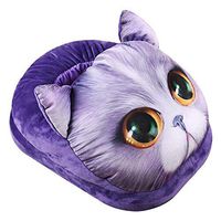 Foot Warmer&Foot Massager,Heating Shoes for Home and Office,Clothing Dryer,Cute Animal Cover Winter Warm Shoes (Cat Valerie)