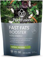 PlantFusion Fast Fats Booster|Keto Energy Powder Drink for Ketosis & Energy | Ketogenic Diet Supplement with MCTs & Electrolytes|Ideal for Athletic Performance & Sustained Energy Natural, 12 Packs