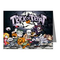 Note Cards (10 Pack) Halloween Trick or Treat Costumes