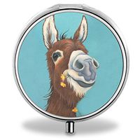 Pill Box, Donkey Portable 3 Slots Pill Medicine Organizer Case