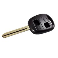 2 Buttons New Uncut Remote Key Shell for Toyota Rav4 Yaris Matrix Corolla Rav4 CLBT/C/245/2002 DENSO1512V No Chips Inside