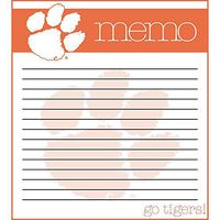 The Fanatic Group Clemson Tigers Memo Note Pad - 2 Pads