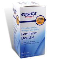 Equate - Feminine Douche, Vinegar and Water, 4 Units 4.5 fl oz each