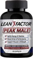 Peak Male - Complete Men’s Health Supplement - Support Immune System, Boost Energy, Control Stress, Recover Better - Powerful Adaptogenic Formula - 120 Pills