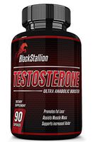 Black Stallion Natural Testosterone Booster, With Tribulus Terrestris, Chrysin, and Horny Goat Weed To Increase Energy, Assist Muscle Mass, Boost Recovery, Improve Sleep, & Power Your Libido. [GIFT]