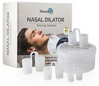 SleepEZzzz® - Snoring Stop Solution - New 2018 Upgraded Design Snore Stopper - Snoring DeviceThat Works - Instant Snore Relief - Perfect for Home Or Travel - 4 Pairs - 4 Sizes