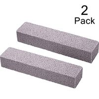 Pumice Sticks Pumice Scouring Pad for Cleaning, Grey Pumice Stick Cleaner for Removing Toilet Bowl Ring, Bath, Household, Kitchen, Spa, Pool, Household Cleaning, 5.9 x 1.4 x 0.9 Inch (2 Packs)