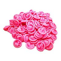 Sanbo Disposable Latex ESD Finger Cots Anti-Static Rubber Fingertips Protective Finger cots Pink 4 Mil Thick 1000 Pcs