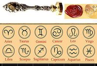 MNYR Gemini Constellation Wax Seal Stamp Retro Silver Metal Handle Wedding Invitation Card Stationary Envelope Artistic Types Exceptional Gift Idea Custom Logo Wax Seal Sealing Stamp Wax Stick Kit