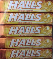 Halls Mentho-Lyptus Honey Lemon 20 - 9 Piece Sticks