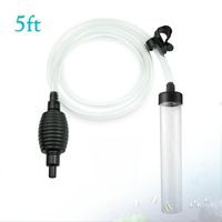 Laifoo 5ft Aquarium Siphon Vacuum Cleaner Washer for Fish Tank Cleaning Gravel & Sand