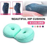 Dual Comfort Hips Up Seat Cushion,18'' Multifunctional Orthopedic Seat Cushion,Non-Slip Chair Pad for Tailbone Pain,Back Pain & Sciatica Relief