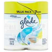 Glade Clean Linen Automatic Spray Refills 2 x 12.4oz