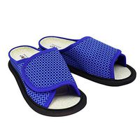 Balarch 5-in-1 Premium Plus Slippers M/S Size (Arch Support, Non-Slip, Anti-Odor, Poron Cushioning, Adjustable Strap) - Check Blue/Check Red (Check Blue, M)