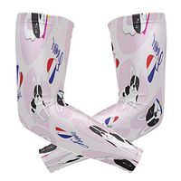 ZZKKO French Bulldog Cooling Arm Sleeves Cover Uv Sun Protection for Men Women Running Golf Cycling Arm Warmer Sleeves 1 Pair