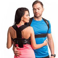 REDESIGNED Back Straightener Posture Corrector for Men-Upper Back Brace Posture for Women- Clavicle Brace Support-Body Wellness Posture Corrector Under Clothes-Spine Alignment (S-M(26"-31.5"))
