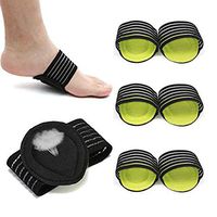 3 Pairs Compression Arch Support Sleeve for Plantar Fasciitis Socks Bufccy Arch Support Brace for Foot Relief Cushions, Fallen Arches, Achy Feet Problems for Men and Women