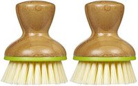 Full Circle Bubble Up Replacement Dish Brush, Green, 2pk