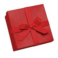 4-1/4" X 4 1/4" X 4 1/4" Matte Red Deluxe Box | Quantity: 24