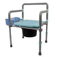 QARYYQ Elderly Toilet Chair Pregnant Woman Toilet Folding Shower Chair Disabled Chair Wheelchair