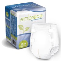 Embrace Adult Skin Caring Briefs - Regular - 40" - 48" (20/pk | 4 pk/cs)